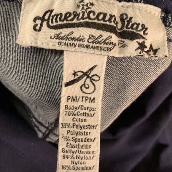 American star Size MEDIUM Maternity denim shorts - Picture 5 of 8